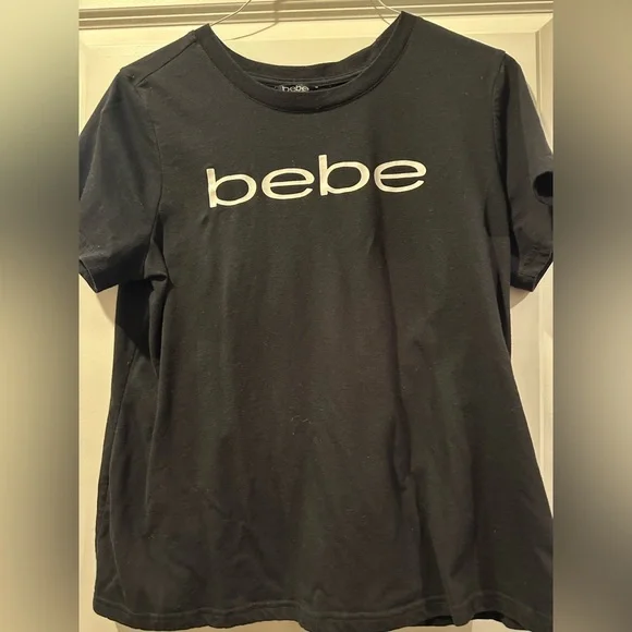 bebe | Tops | Bebe Black Tshirt | Poshmark